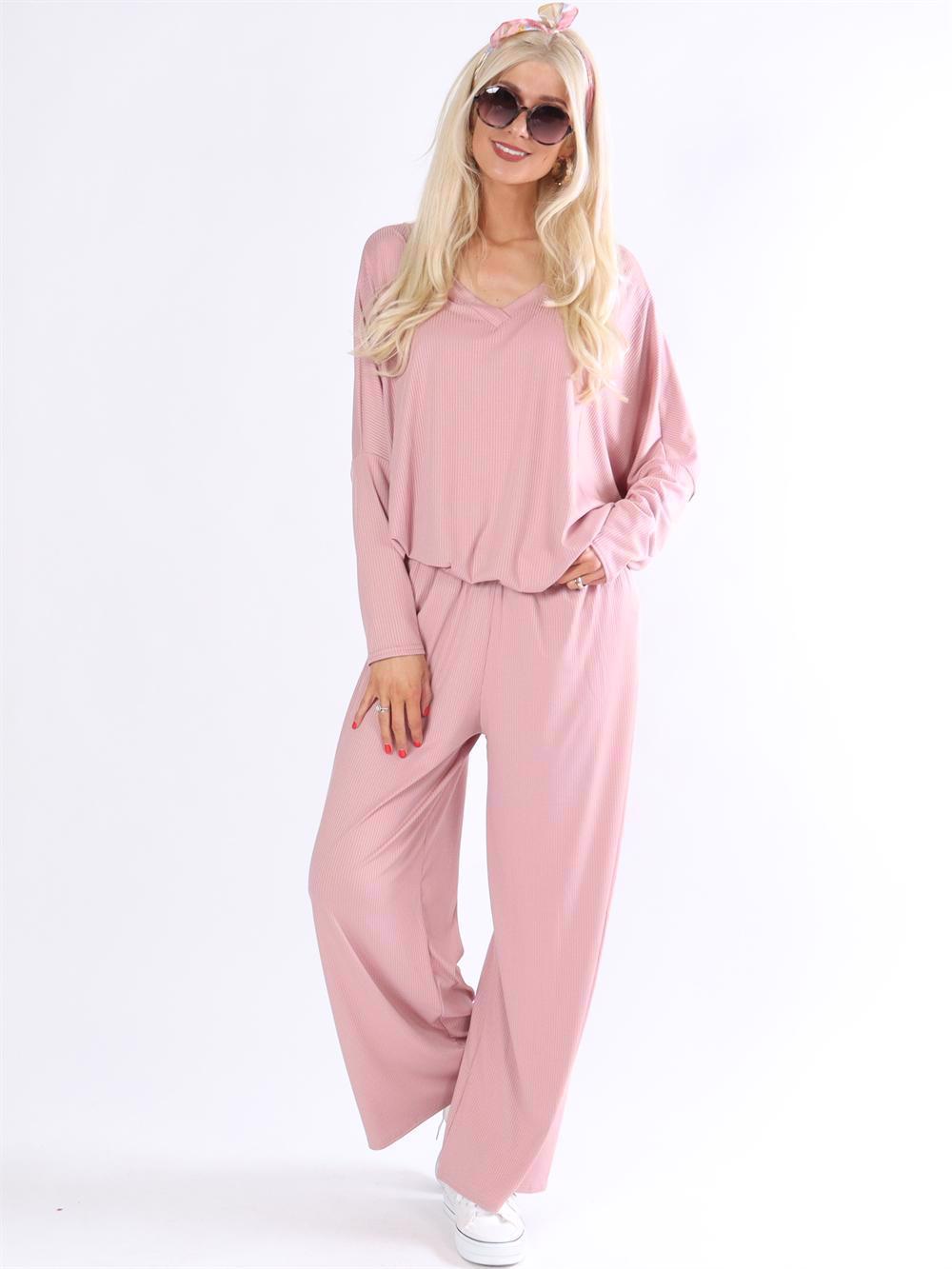 Dolly Pants - Vide bukser med rib